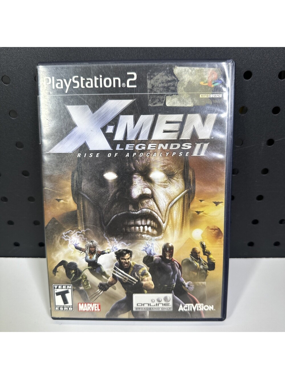 X-Men Legends II Rise of Apocalypse PS2 PlayStation 2 Disc Case No Manual